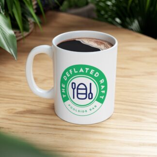 The Deflated Raft Ceramic Mug, (11oz)